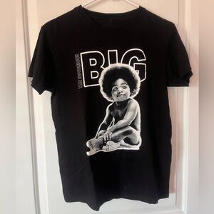 Notorious BIG Biggie Smalls Black Graphic T-Shirt
